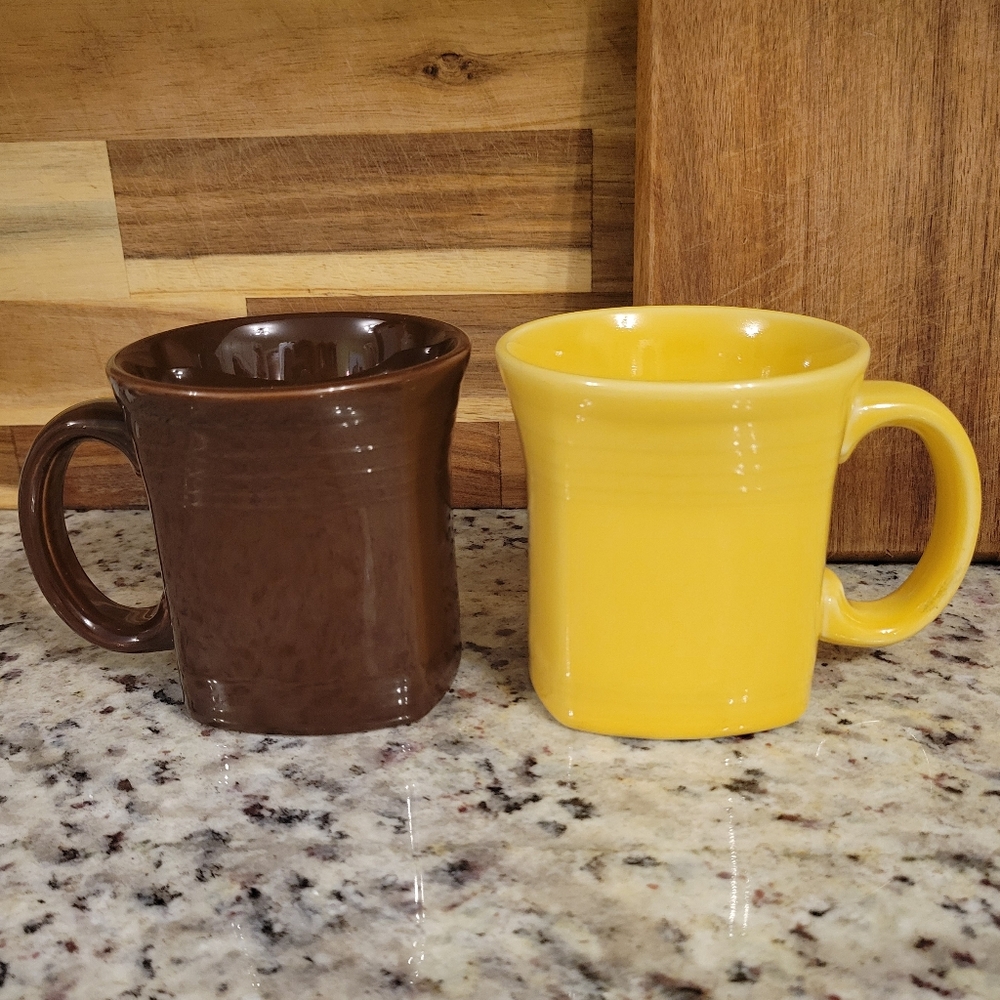 Fiestaware Coffee Mugs Square